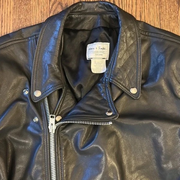 Terminator 2 Style Genuine Leather Jacket - Made in Canada - Picture 2 of 8